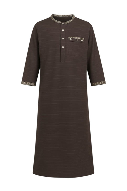 Gebetskleid für Jungs - Braun/Gold