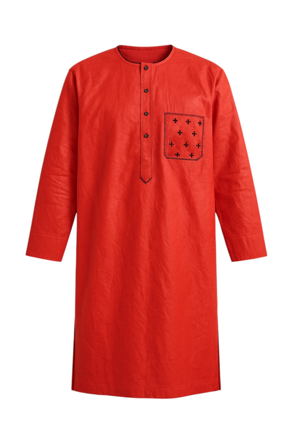 Afrikanische Festkleidung für Herren Rot - Bakary