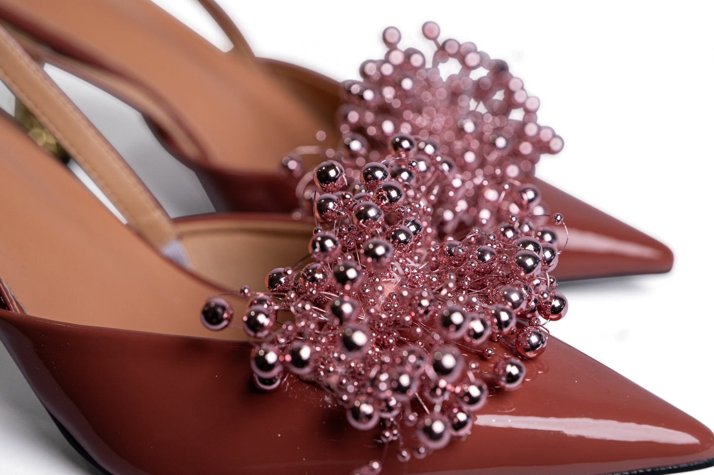 High Heels mit Details - Rose