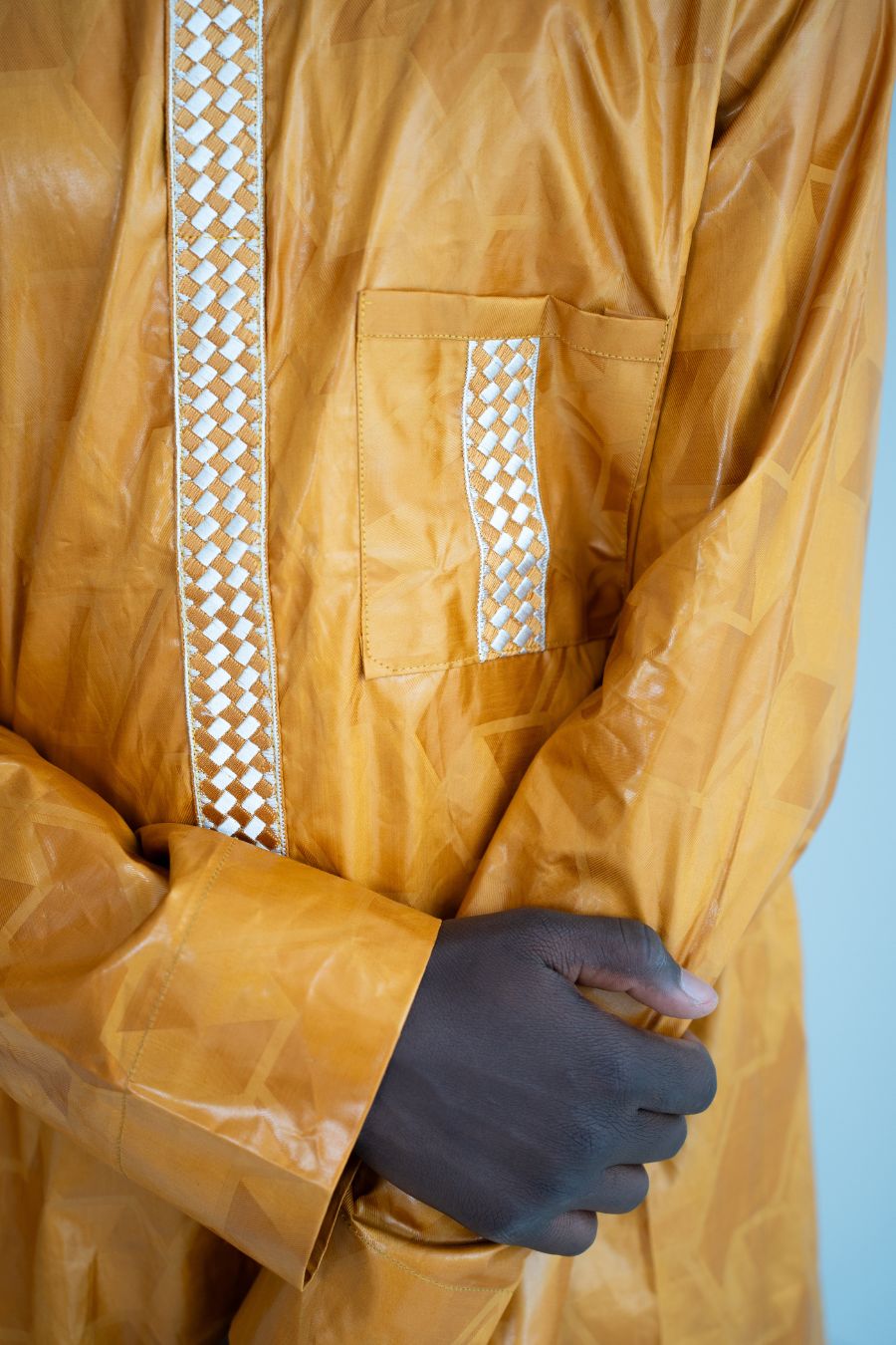 Afrikanische Festkleidung für Herren Gelb - Saidou