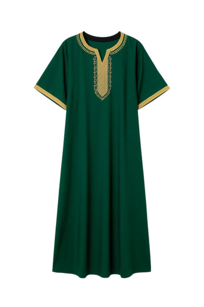 Gebetskleid für Herren - Grün/Gold